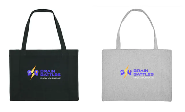 BRAIN BATTLES TEXTILE BAG: LARGE